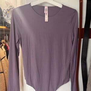 Victoria's Secret Purple Long Sleeve Bodysuit